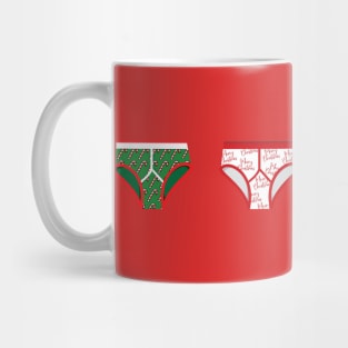 Christmas Y Fronts Underpants Mug